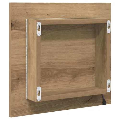 LED kupaonsko ogledalo Umjetnički hrast 40 x 37 x 8.5 cm - hrast artisan Cijena