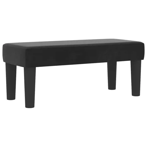 Box spring krevet s uzglavljem Crna 200 x 100 cm Baršun - Crna 100 x 200 cm Dizajn s rombovima Cijena