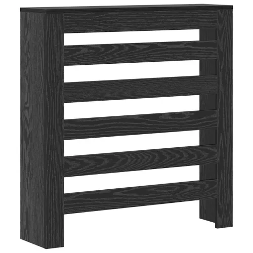 Pokrivač radijatora Crni hrast 78 x 20 x 82 cm - Crni hrast 78 x 20 x 82 cm vodoravne letvice Cijena
