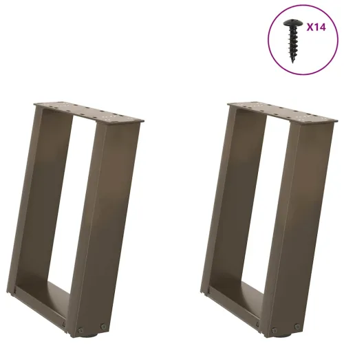 Noge za klub stolić U-oblik 2 kom Prirodni čelik 38 x (42-43) cm Čelik - Prirodna 38 x (42-43) cm 1 1 Cijena