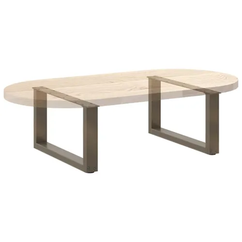 Noge za klub stolić U-oblik 2 kom Prirodni čelik 70 x (30-31) cm Čelik - Prirodna 70 x (30-31) cm 2 Cijena