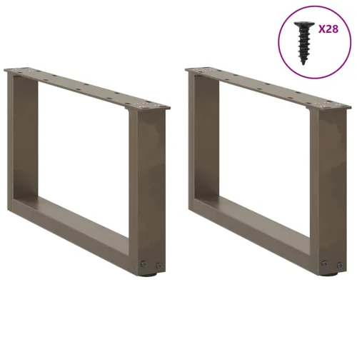 Noge za klub stolić U-oblik 2 kom Prirodni čelik 70 x (30-31) cm Čelik - Prirodna 70 x (30-31) cm 2 Cijena