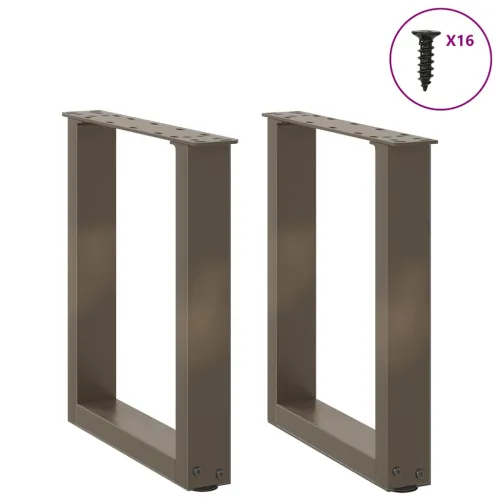 Noge za klub stolić U-oblik 2 kom Prirodni čelik 28 x (42-43) cm Čelik - Prirodna 28 x (42-43) cm 2 Cijena