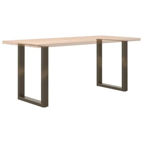 Noge za blagovaonski stol U-oblik 2 kom Prirodni čelik 70 x (72-73) cm Čelik - Prirodna 70 x (72-73) cm 2 Cijena