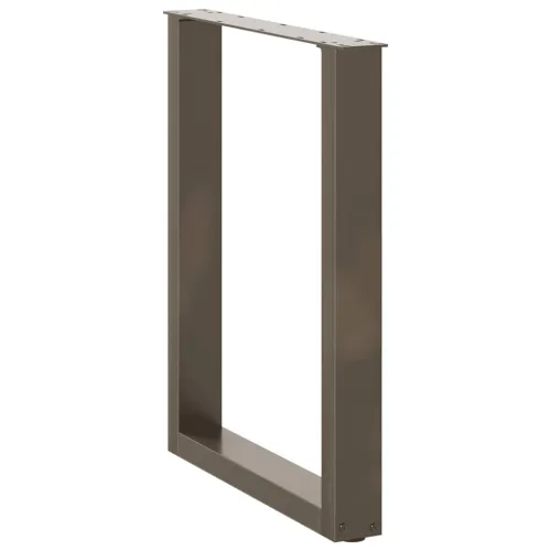 Noge za blagovaonski stol U-oblik 2 kom Prirodni čelik 70 x (72-73) cm Čelik - Prirodna 70 x (72-73) cm 2 Cijena