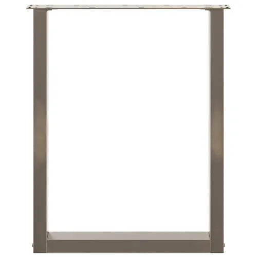 Noge za blagovaonski stol U-oblik 2 kom Prirodni čelik 70 x (72-73) cm Čelik - Prirodna 70 x (72-73) cm 2 Cijena