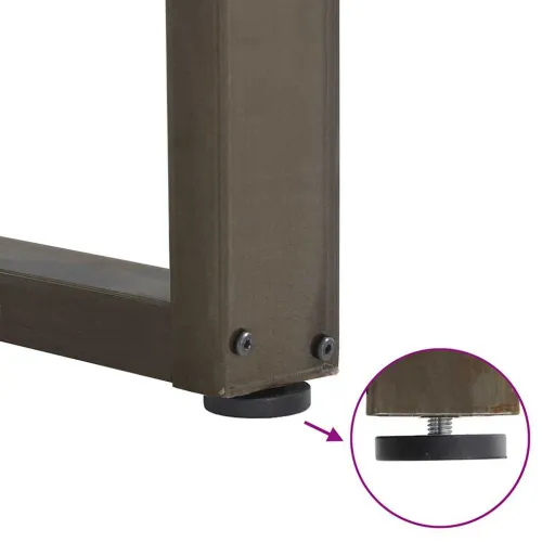 Noge za blagovaonski stol U-oblik 3 kom Prirodni čelik 70 x (72-73) cm Čelik - Prirodna 70 x (72-73) cm 3 Cijena