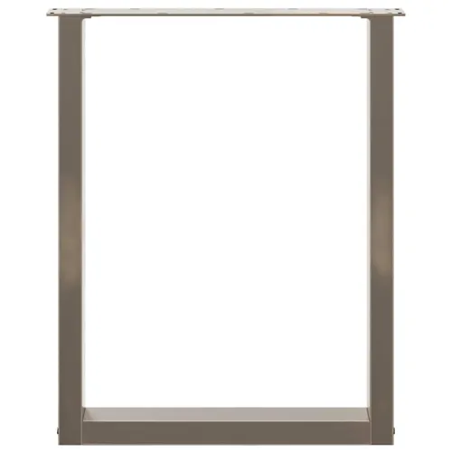 Noge za blagovaonski stol U-oblik 3 kom Prirodni čelik 70 x (72-73) cm Čelik - Prirodna 70 x (72-73) cm 3 Cijena