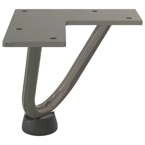 Noge s ukosnicama za stolić za kavu 4 kom. Prirodni čelik 10 cm Puni čelik - Prirodna 10 cm 2 rods Cijena