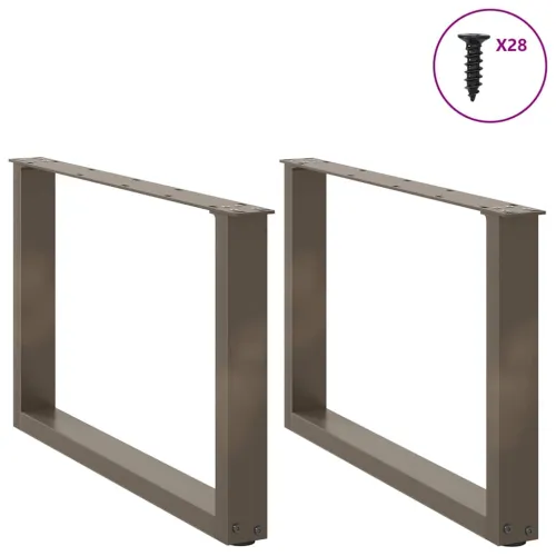 Noge za klub stolić U-oblik 2 kom Prirodni čelik 70 x (42-43) cm Čelik - Prirodna 70 x (42-43) cm 2 Cijena