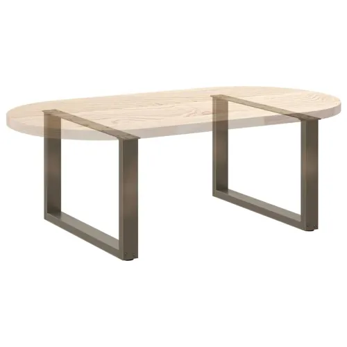 Noge za klub stolić U-oblik 2 kom Prirodni čelik 70 x (42-43) cm Čelik - Prirodna 70 x (42-43) cm 2 Cijena
