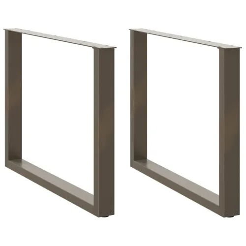 Noge za blagovaonski stol U-oblik 2 kom Prirodni čelik 100 x (72-73) cm Čelik - Prirodna 100 x (72-73) cm 2 1 Cijena
