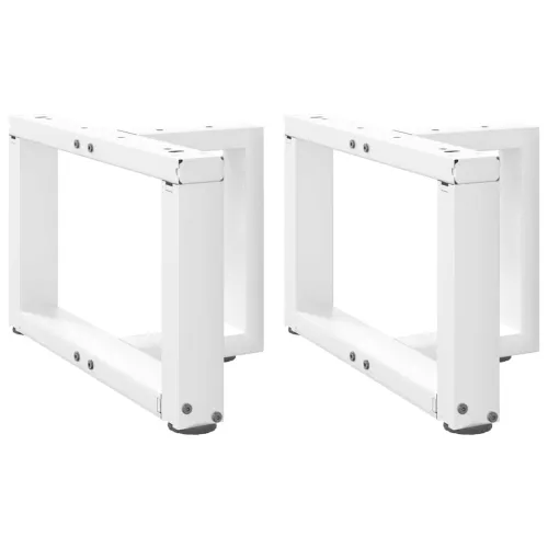 Noge za klub stolić T-oblika 2 kom Bijele 40x25x(30-31) cm Čelik - Bijela 40 x 25 x (30-31) cm Cijena