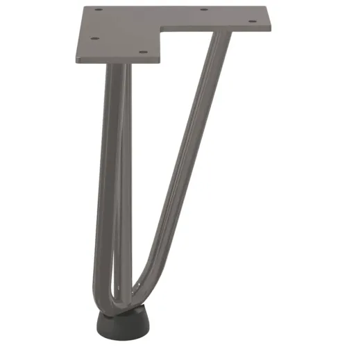 Noge s ukosnicama za stolić za kavu 4 kom. Prirodni čelik 20 cm Puni čelik - Prirodna 20 cm 3 rods Cijena