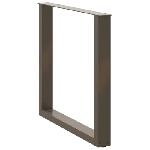 Noge za blagovaonski stol U-oblik 3 kom Prirodni čelik 80 x (72-73) cm Čelik - Prirodna 80 x (72-73) cm 3 Cijena