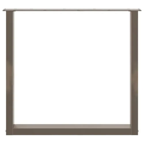 Noge za blagovaonski stol U-oblik 3 kom Prirodni čelik 80 x (72-73) cm Čelik - Prirodna 80 x (72-73) cm 3 Cijena