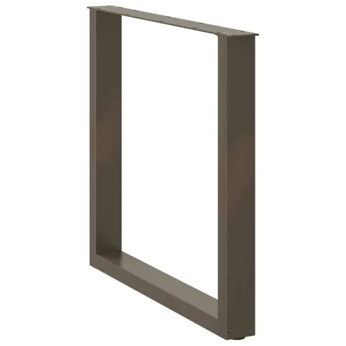 Noge za blagovaonski stol U-oblik 3 kom Prirodni čelik 90 x (72-73) cm Čelik - Prirodna 90 x (72-73) cm 3 Cijena