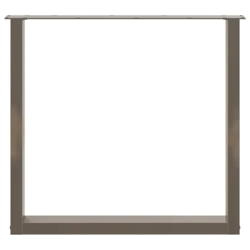 Noge za blagovaonski stol U-oblik 3 kom Prirodni čelik 90 x (72-73) cm Čelik - Prirodna 90 x (72-73) cm 3 Cijena