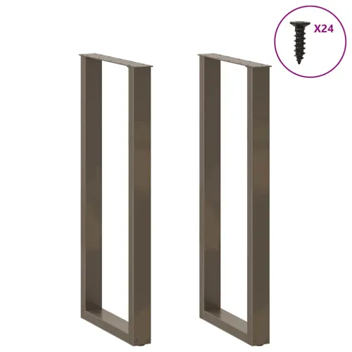 Noge za barski stol U-oblik 2 kom Prirodni čelik 50 x (110-111) cm Čelik - Prirodna 50 x (110-111) cm 2 Cijena