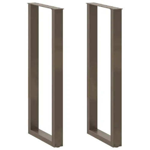 Noge za barski stol U-oblik 2 kom Prirodni čelik 50 x (110-111) cm Čelik - Prirodna 50 x (110-111) cm 2 Cijena