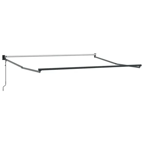 Povlačiva tenda Crvena i Crna 350 x 250 x 165 cm - Narančasta/crna/žuta 3,5 x 2,5 m s antracitnim okvirom Cijena
