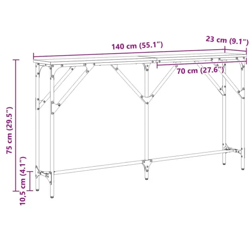Konzolna stolica Staro drvo 140 x 23 x 75 cm - Staro drvo 140 x 23 x 75 cm Cijena