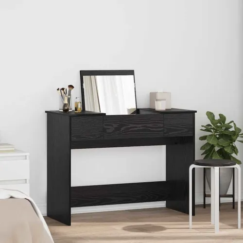Kozmetički stol s ladicama Crni hrast 100 x 45 x 76 cm - Crni hrast Cijena