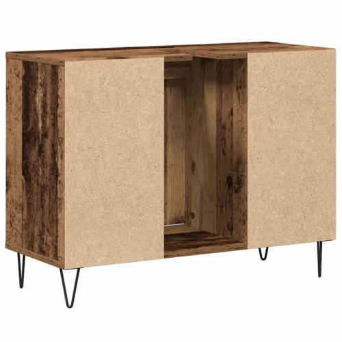 Kupaonski ormar Staro drvo 80 x 33 x 60 cm Konstruirano drvo - Staro drvo Cijena