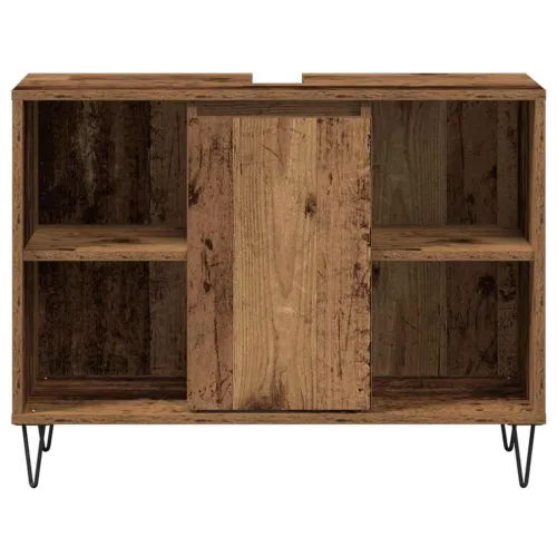 Kupaonski ormar Staro drvo 80 x 33 x 60 cm Konstruirano drvo - Staro drvo Cijena