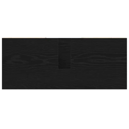 Kupaonski ormar Crna 80 x 33 x 60 cm Konstruirano drvo - Crni hrast Cijena