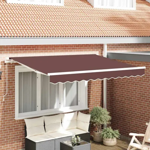 Zamjensko platno za tendu Smeđa 330 x 195 cm Poliester - Smeđa 330 x 195 cm Cijena