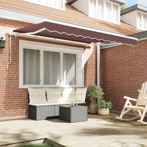 Zamjensko platno za tendu Smeđa 330 x 195 cm Poliester - Smeđa 330 x 195 cm Cijena