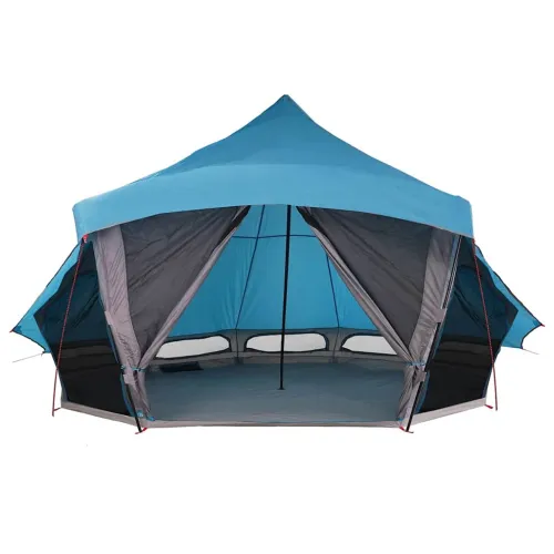 Tipi šator s krovom s pohranom Plava 508 x 470 x 300 cm taft - Plava 51 x 47 x 30 cm Cijena