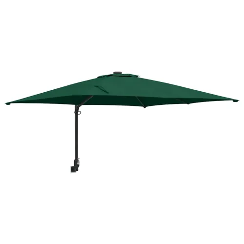 Vrtni suncobran Zelena 248,5 x 247,5 x 160 cm Poliester i čelik - Zelena Cijena