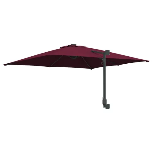 Vrtni suncobran Bordeaux Crvena 248,5 x 247,5 x 160 cm - Bordo crvena Cijena