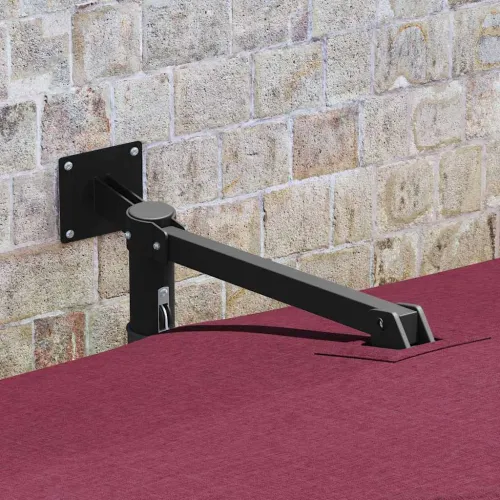Vrtni suncobran Bordeaux Crvena 248,5 x 247,5 x 160 cm - Bordo crvena Cijena
