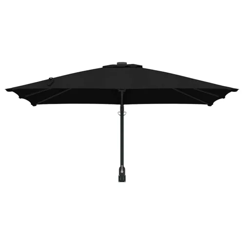 Vrtni suncobran Crna 248,5 x 247,5 x 160 cm Poliester i čelik - Crna Cijena