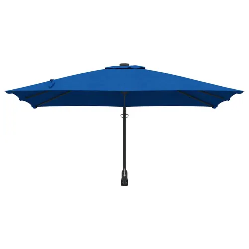Vrtni suncobran 248,5 x 247,5 x 160 cm Poliester i čelik - azurnoplava Cijena