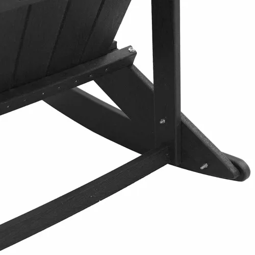Adirondack ljuljačka Crna HDPE - Crna Cijena