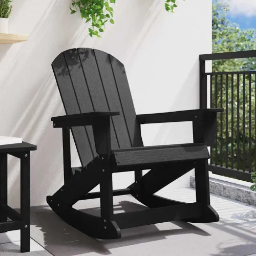 Adirondack ljuljačka Crna HDPE - Crna Cijena