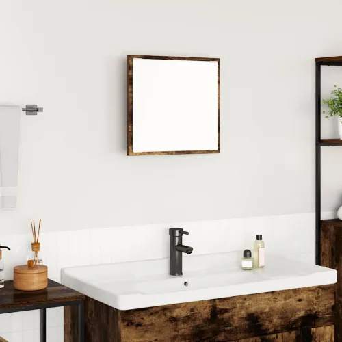 LED kupaonsko ogledalo Dimljeni hrast 40 x 37 x 8.5 cm - Dimljeni hrast Cijena