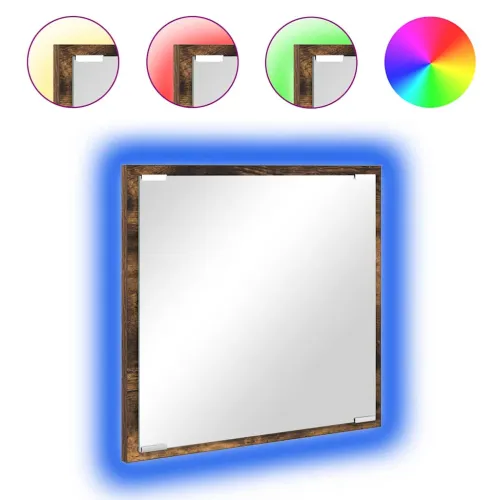 LED kupaonsko ogledalo Dimljeni hrast 40 x 37 x 8.5 cm - Dimljeni hrast Cijena
