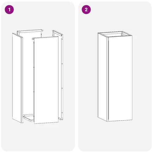 Stalak za kišobrane s pohranom Bijela 15,5 x 15,5 x 49 cm Čelik - Bijela Uzorak 2 Cijena