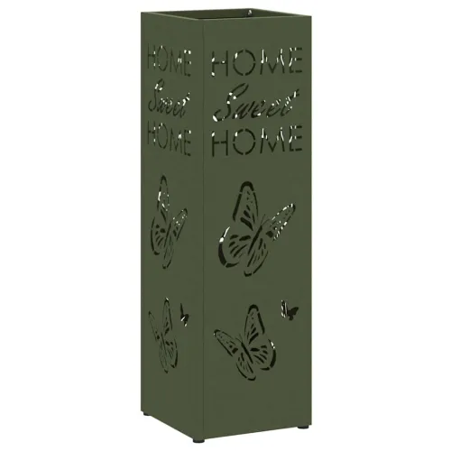 Stalak za kišobrane Maslinasta 15,5 x 15,5 x 49 cm Čelik - Maslinastozelena Uzorak 6 Cijena