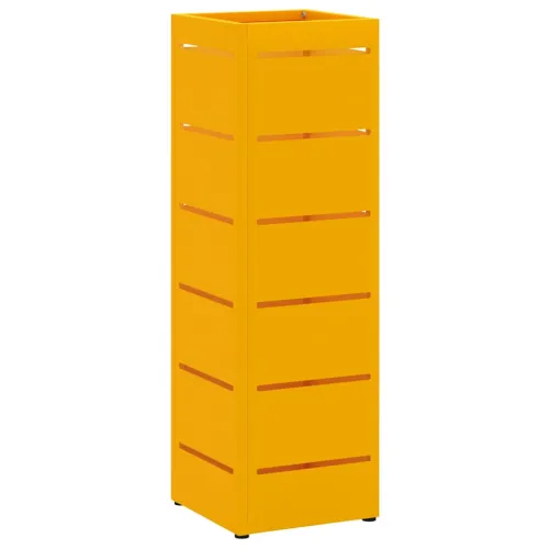 Stalak za kišobrane Gorušica 15,5 x 15,5 x 49 cm Čelik - Žuta boja senfa Uzorak 7 Cijena