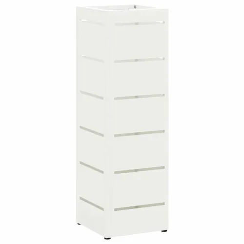 Stalak za kišobrane s pohranom Bijela 15,5 x 15,5 x 49 cm Čelik - Bijela Uzorak 7 Cijena