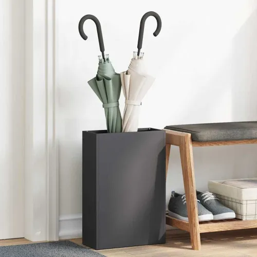 Stalak za kišobrane Crna 28 x 12 x 41 cm Čelik - Crna Jednostavno Cijena
