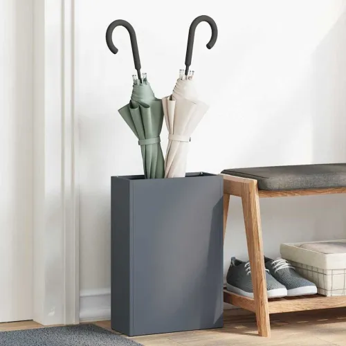 Stalak za kišobrane Antracit 28 x 12 x 41 cm Čelik - Antracit Jednostavno Cijena