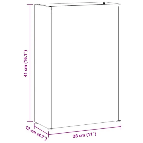 Zaslon za privatnost 100 x 50 x 180 cm Čelik Crna - Crna Dijagonalne linije Cijena