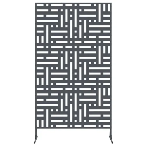 Zaslon za privatnost 100 x 50 x 180 cm Čelik Antracit - Antracit Uzorak rešetke Cijena